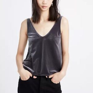 Madewell velvet tank